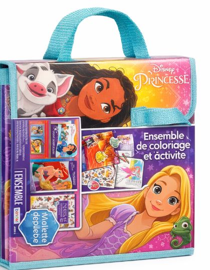 ENSEMBLE DE COLORIAGE ET D'ACTIVITÉS PRINCESSES
