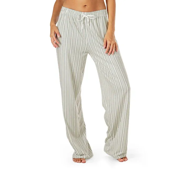 (CGC)PANTALON DE PYJAMA EN SATIN HELLO MELLO  - M/L - ''BREEZY DOES IT''