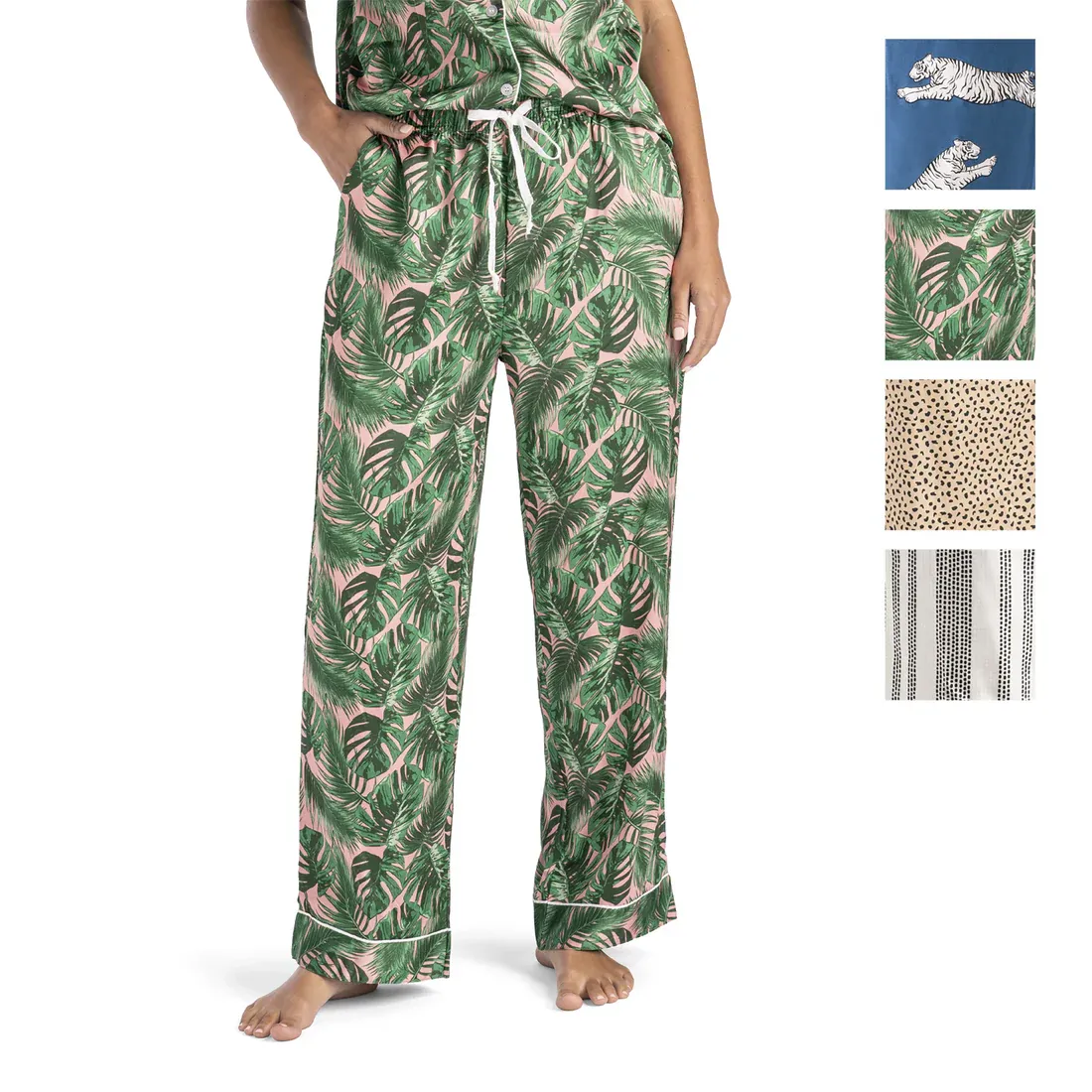 (CGC)PANTALON DE PYJAMA EN SATIN BEAUTY SLEEP 2.0 HELLO MELLO - ASST.32MCX