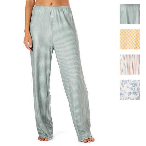 (CGC)PANTALON DE PYJAMA CÔTELÉ SNOOZE FEST HELLO MELLO - ASST.32MCX