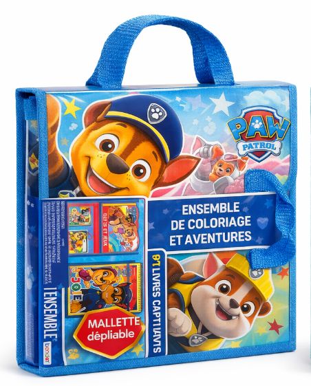 ENSEMBLE DE COLORIAGE ET D'AVENTURES PAT PATROUILLE
