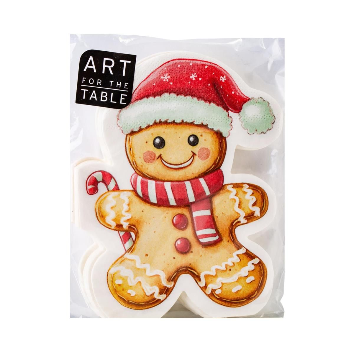 SERVIETTE DE TABLE PAIN D'EPICE 20 MCX - 5X6.25PO (XM)