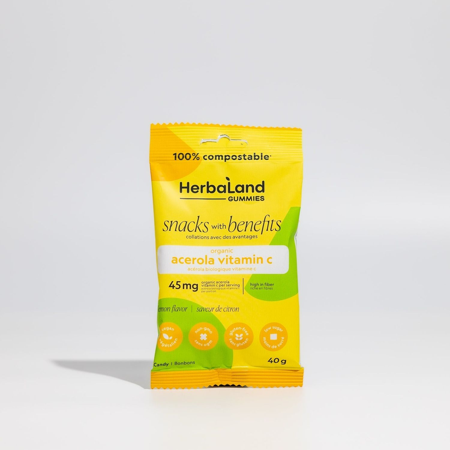 Collations fonctionnelles vitamine C à l’acérola 40 g – 12 unités