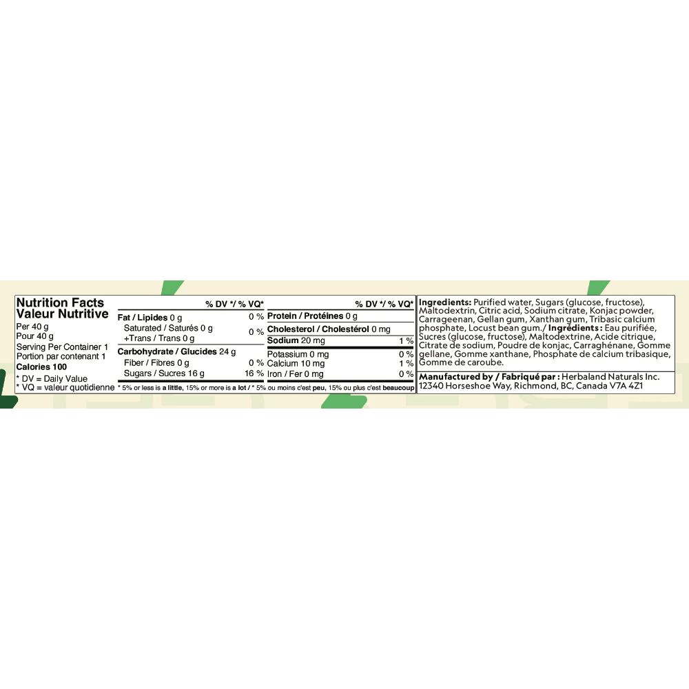 Gel énergétique sans saveur – 12 unités