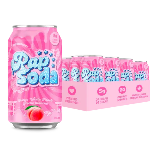 RAPSODA B.GAZ.CAN  TOKYO PÊCHE BLANCHE 24 X355 ML(2.09 UNITÉ)