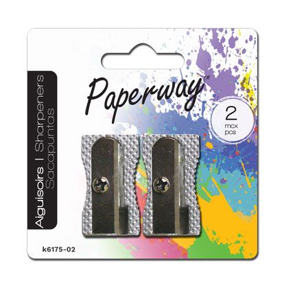 TAILLE CRAYON PQT 2 MÉTAL(H3-6)