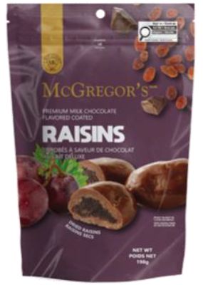RAISIN ENROBÉ A SAVEUR DE CHOCOLAT 200G - BOITE DE 12MCX