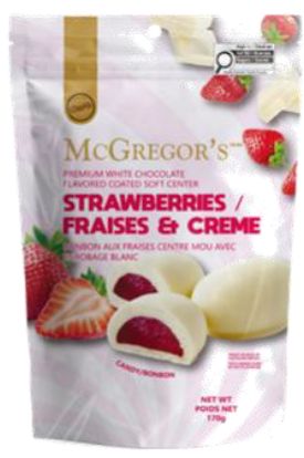 BONBON AUX FRAISES ENROBÉ DE CRÈME 170G - BOITE DE 12MCX