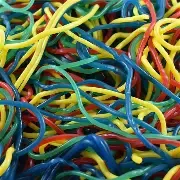 Lacets Multicolore 6 x 90g (AKRO) (2.42 UNITÉ)