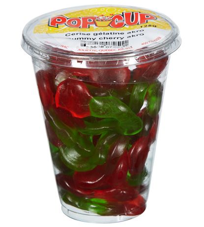 Pop Cup Cerise A La Gelatine 6 x 125g (2.50 UNITÉ)