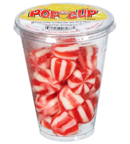 Pop Cup Delice Au Fraise - Spirale creme et fraise 6 x 125g (2.50 UNITÉ)