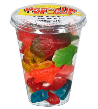 Pop Cup Melange Regulier (Gelatine) 6 x 125g (2.50 UNITÉ)