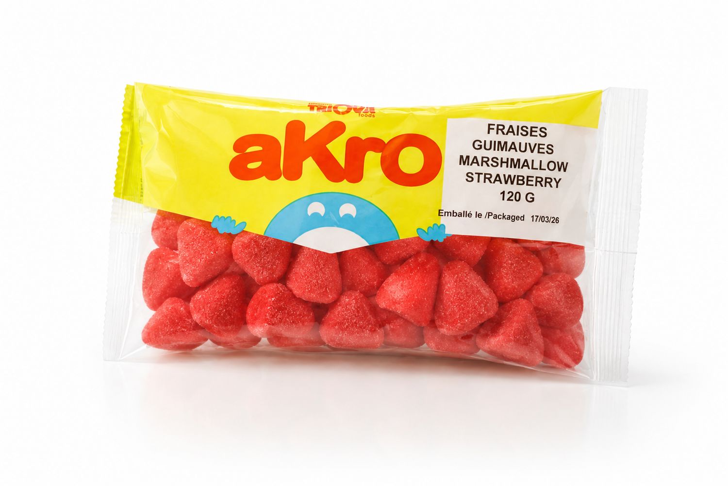 Fraise Guimauve 4 x 120g (AKRO)