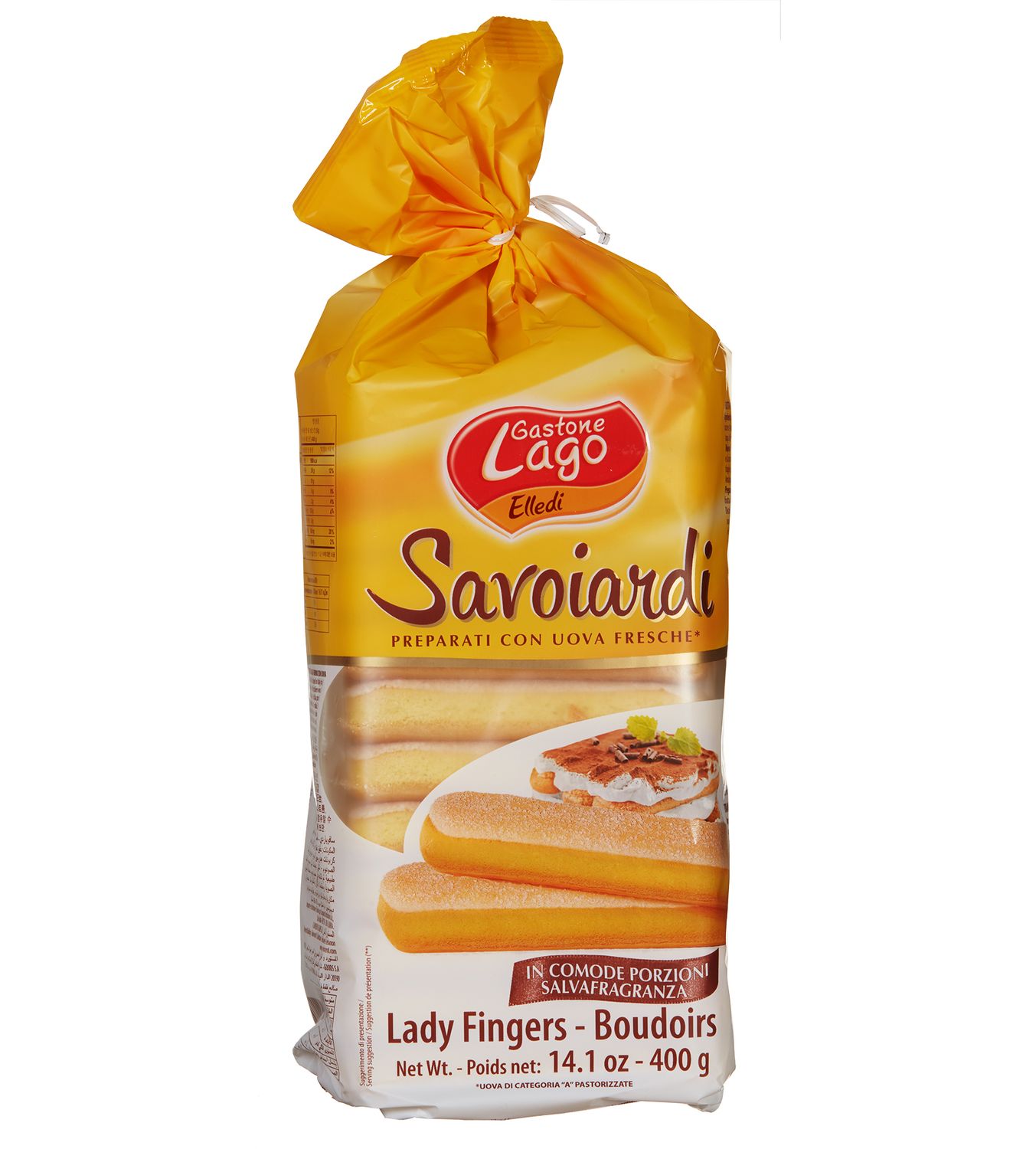 Biscuits doigts de dames Savoiardi (Elledi)  10X 400GR