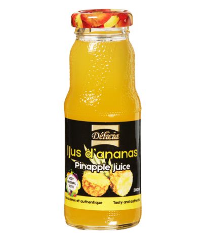 Jus Ananas ( DELICIA) 24 x200 ml(0.74 UNITÉ)