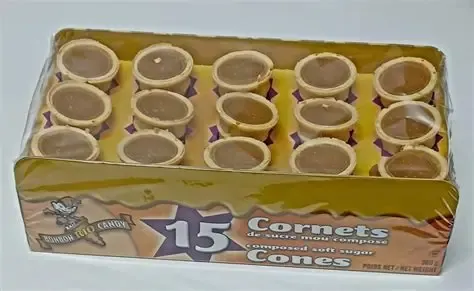 CORNET DE SUCRE (RIO)  12 X15 UNITÉ  (4.58 UNITÉ)