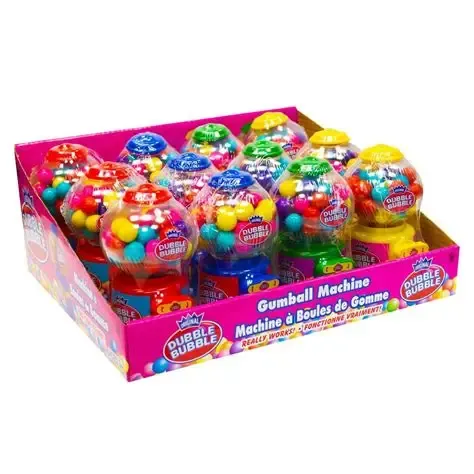 BONBON DUBBLE BUBBLE DISTRIBUTRICE BOULE DE GOMME 6X12X56GR