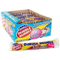 Boules de Gomme AssT  Tubes DUBBLE BUBBLE 6X 24X 66GR