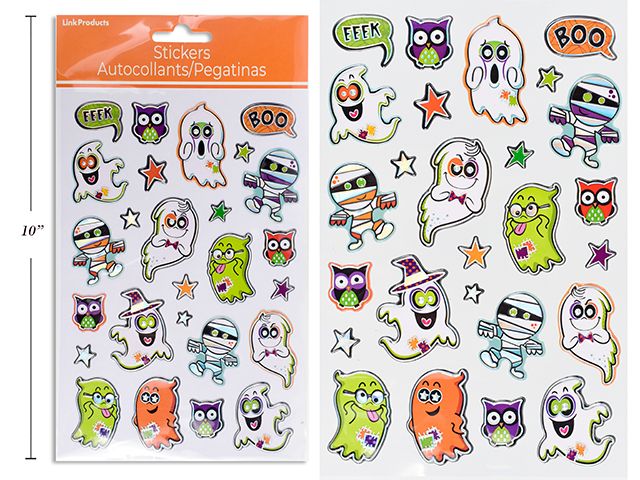 Autocollants relief à contour argenté (HW)