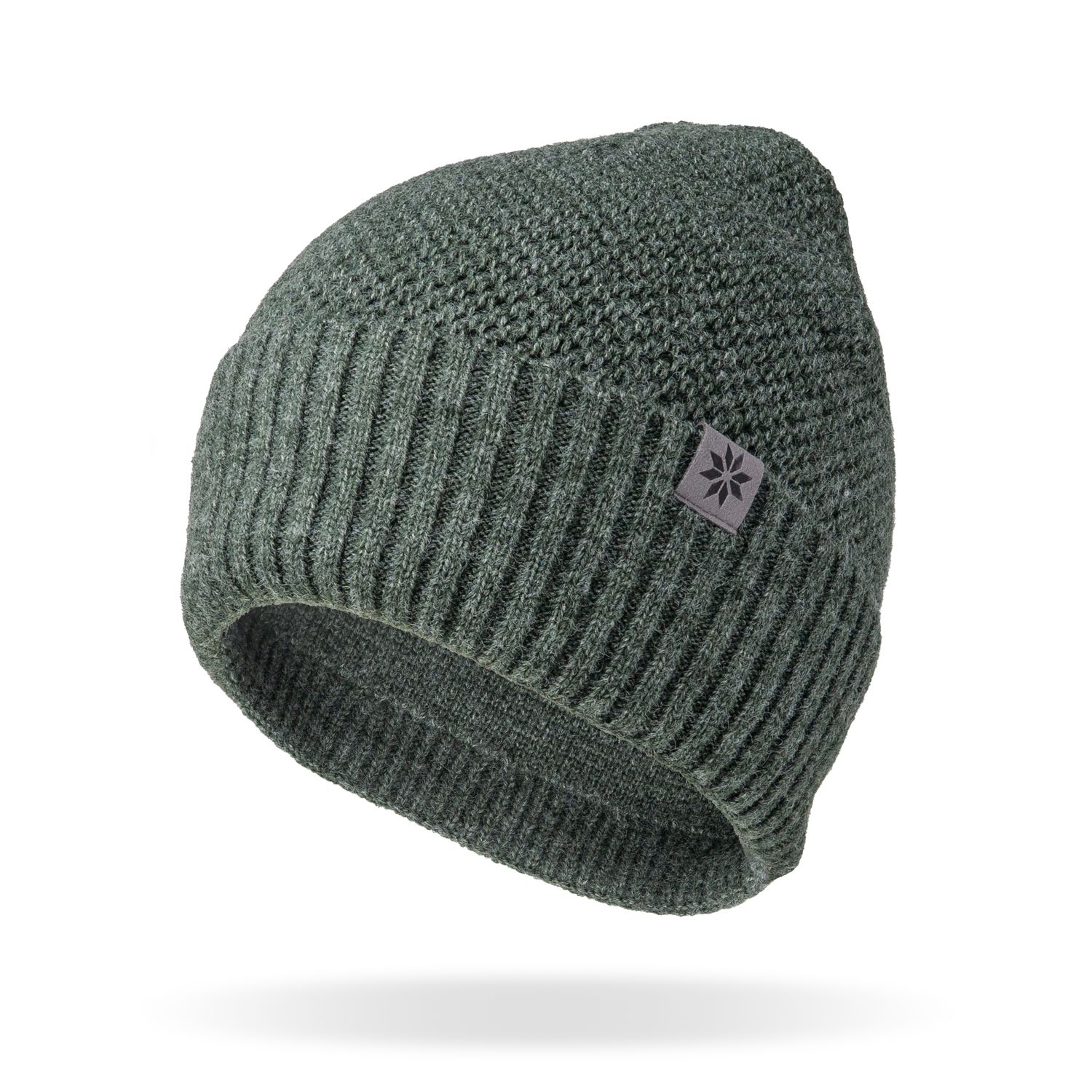 BONNET POUR HOMME EN TRICOT VERT