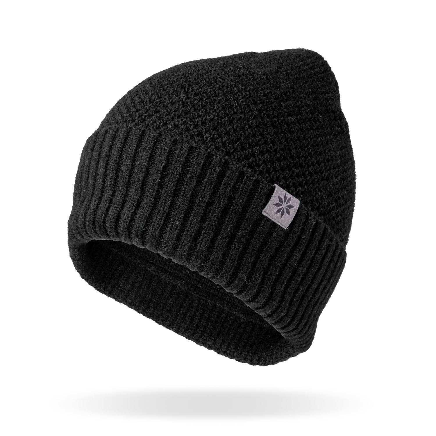 BONNET POUR HOMME EN TRICOT NOIR