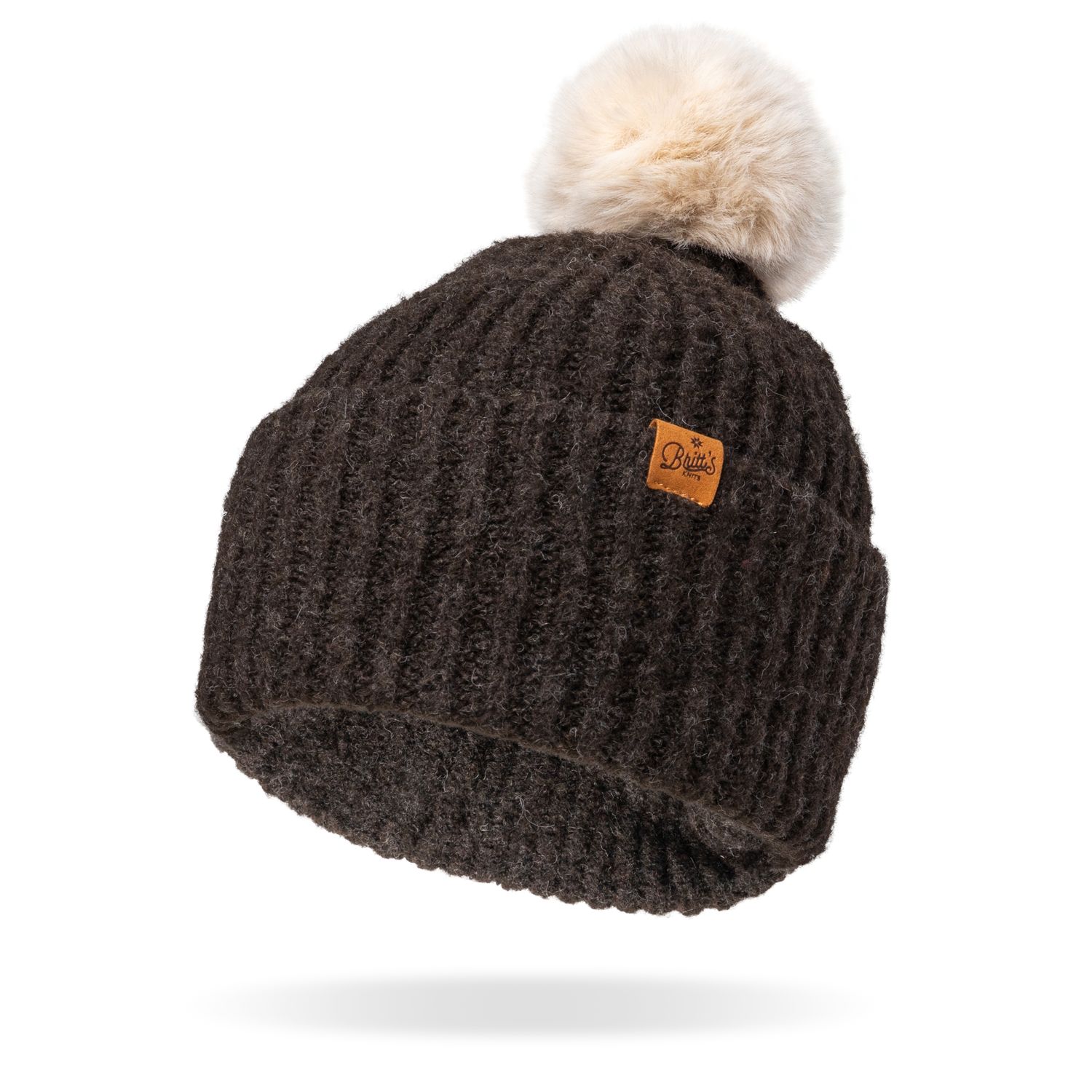 BONNET BRITT'S KNITS AVEC POMPOM GRIS