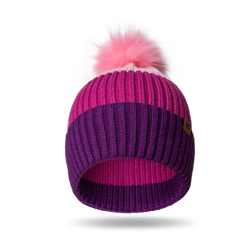 Chapeau Pom Country des Merveilles pour Enfants ROSE