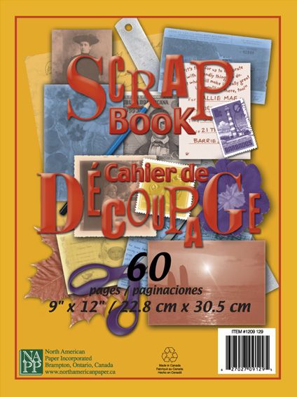 CAHIER DE DECOUPAGE 60PGS  9 X 12