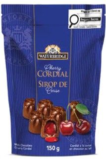 WATERBRIDGE CERISE ENROBÉ DE CHOCOLAT NOIR 150GR