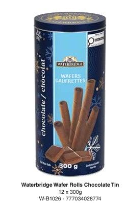 WB GAUFRETTE ROULE AU CHOCOLAT 300GR
