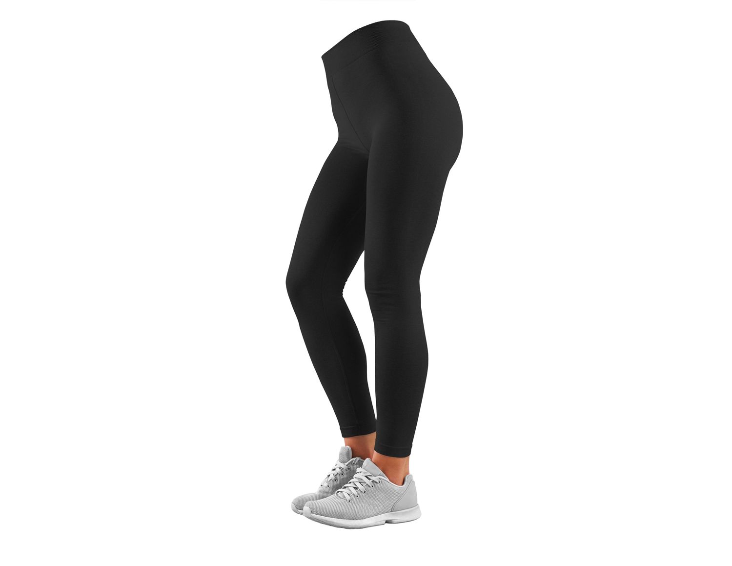 LEGGINGS THERMIQUES AVEC INTÉRIEUR POLAIRE NOIR