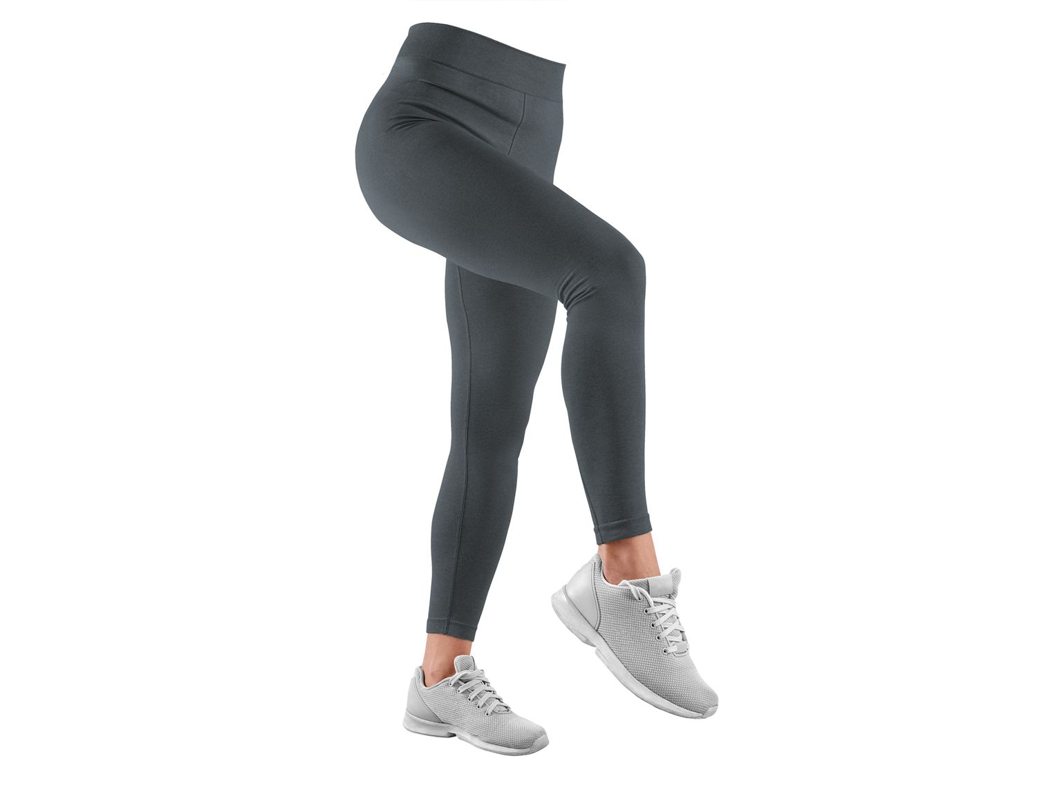 LEGGINGS THERMIQUES AVEC INTÉRIEUR POLAIRE GRIS