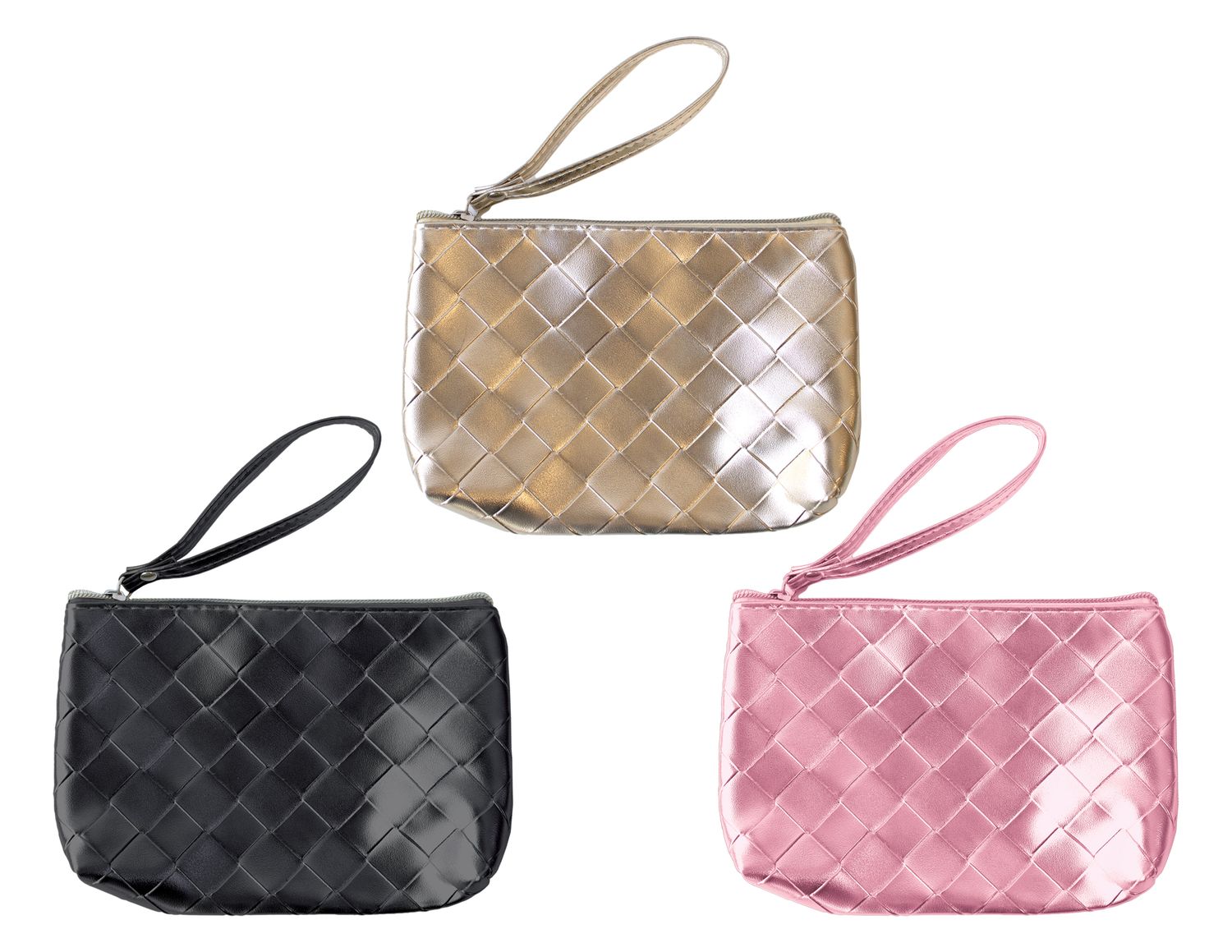 POCHETTE EN CUIRETTE TRESSÉE