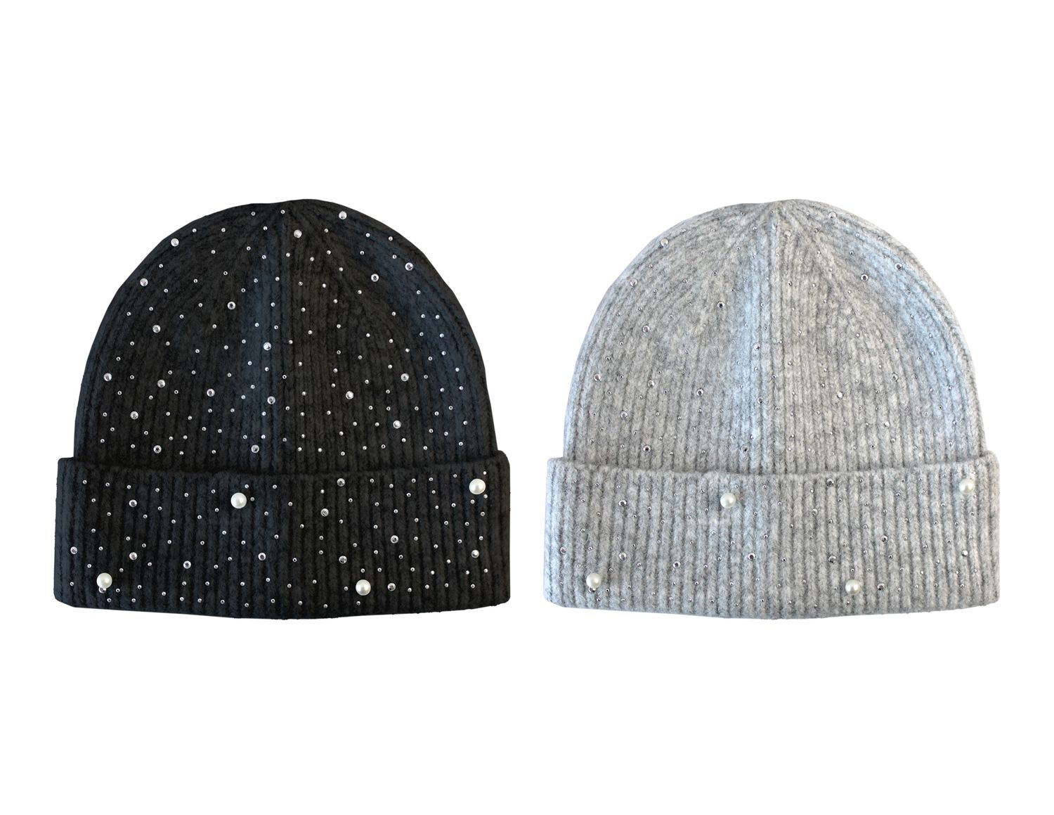 TUQUE TRICOTÉE PERLÉE
