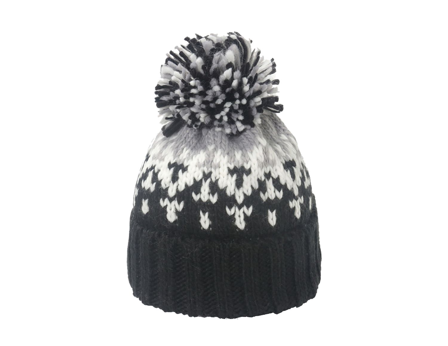 TUQUE JACQUARD AVEC POMPON