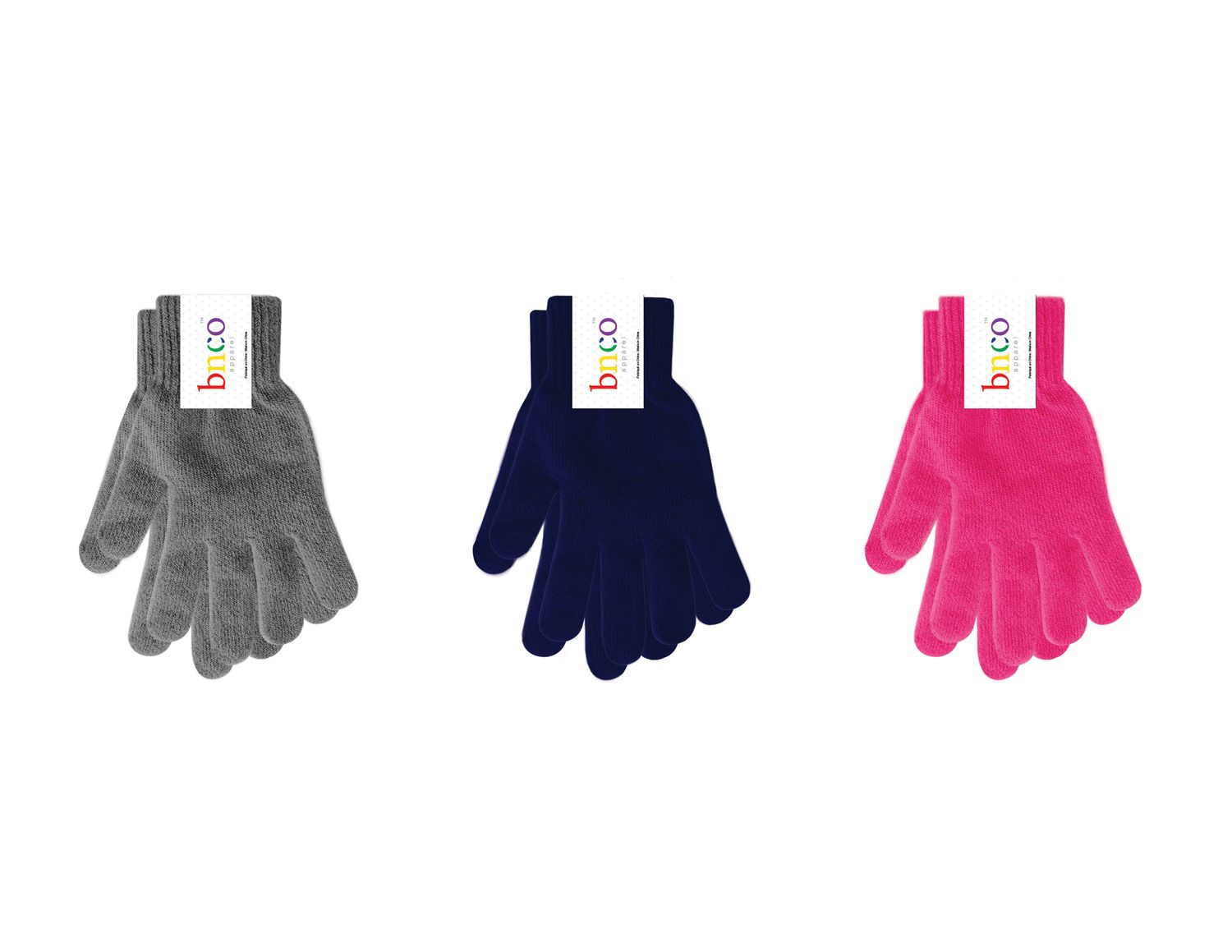 GANTS MAGIQUES TRICOTÉES NOIRS