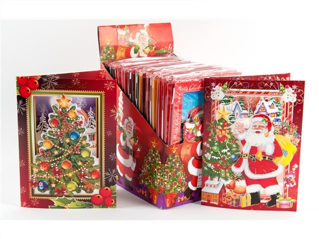 CARTE DE NOËL 3D ASSORTIE (FRANÇAIS)