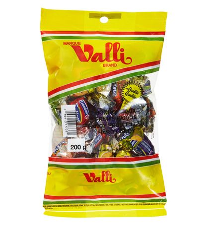 Bonbons aux fruits farcis Valli  12 X 200 g