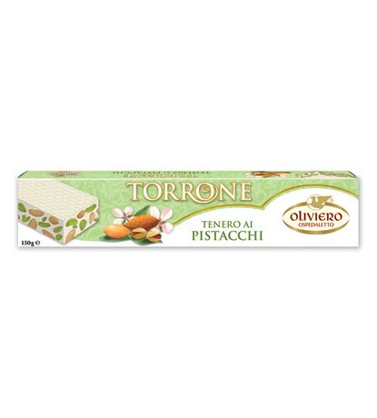 Nougat tendre aux pistaches 12 X 130 GR
