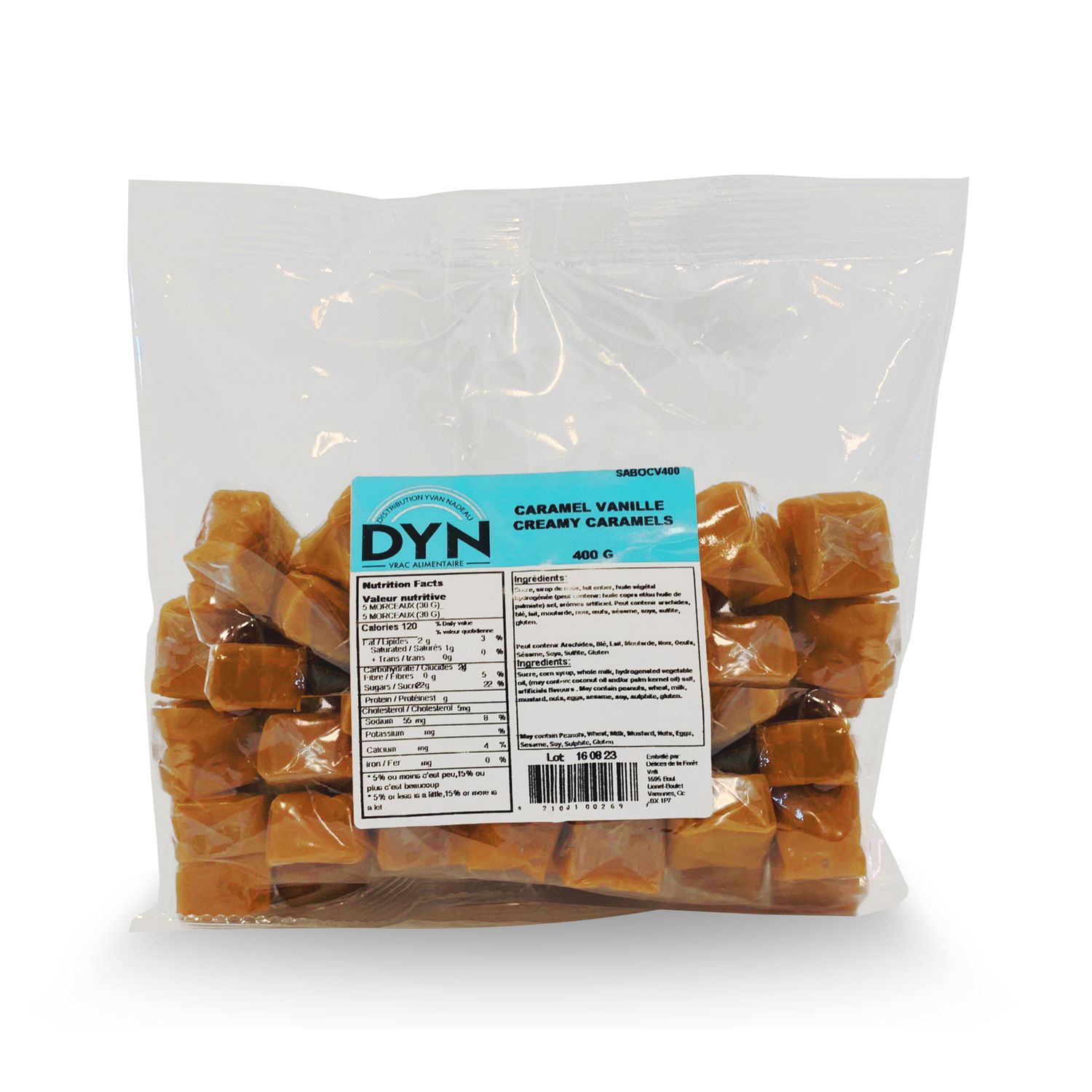 Caramels a La Vanille Halloween (DYN) 10 X 400 g