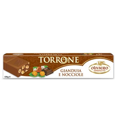 Nougat à la crème gianduja et noisettes 12 X 150GR