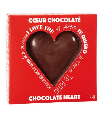 Coeur chocolaté 12 X75 GR
