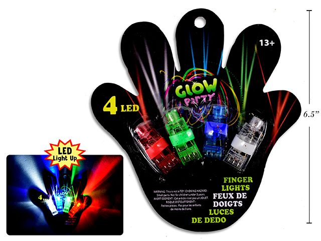 FEUX DE DOIGTS  4LED#