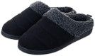 (PREB XM )PANTOUFLE SHERPA NOIR ET GRIS HOMME