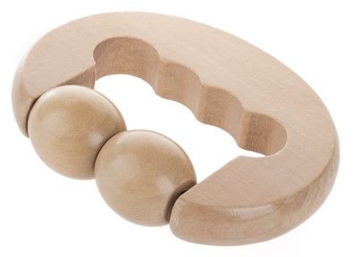 (PREB XM ) Masseur en bois à main avec billes rotativeS