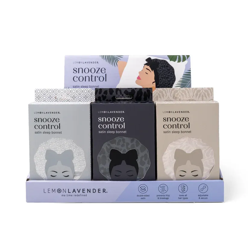 (CGC)Lemon Lavender BONNET EN SATIN