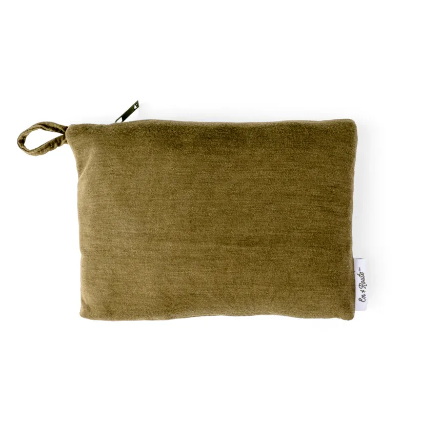 (CGC) COUVERTURE PLIABLE DE VOYAGE OLIVE