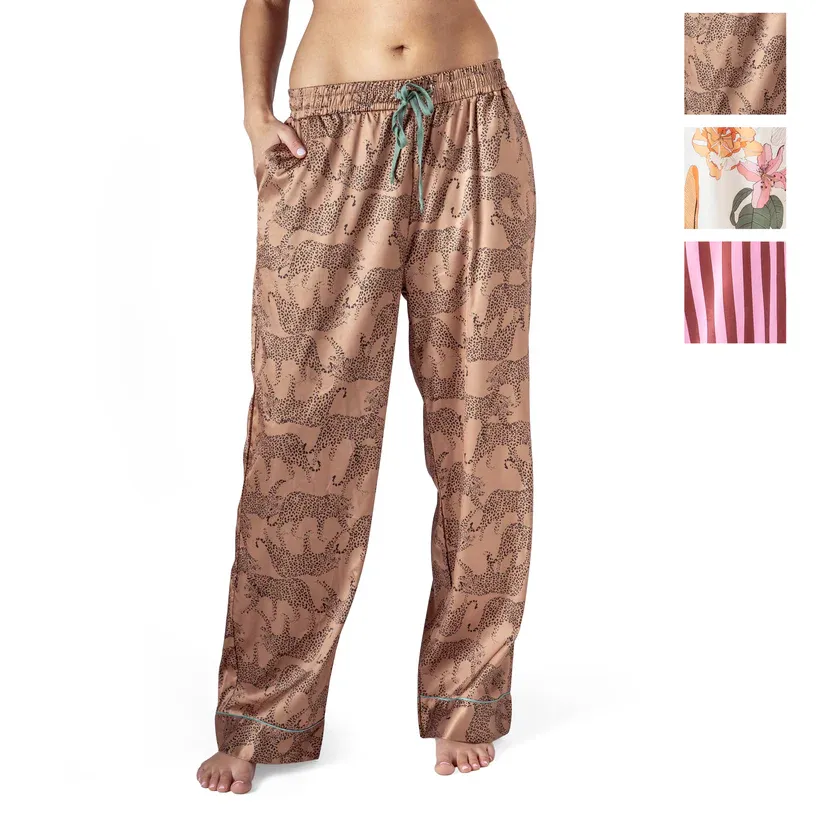 (CGC) Mon Cheri Satin Pajama PantALON