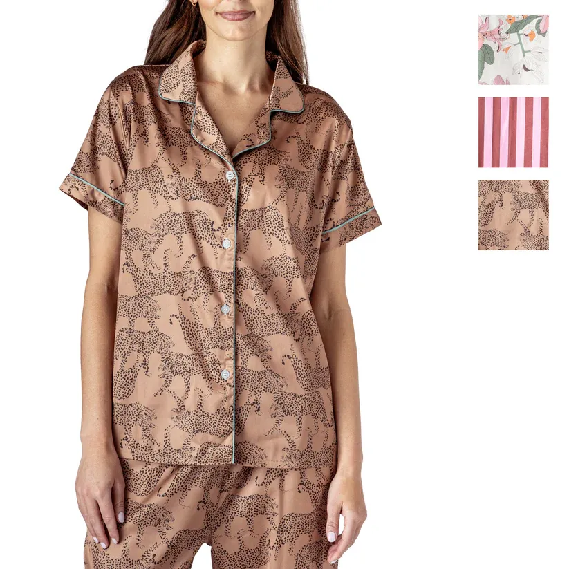 (CGC) HELLO MELLO Hauts de pyjama en satin Mon Cheri