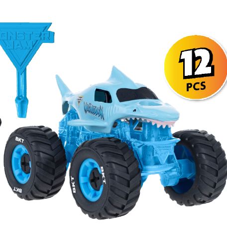 (PREB XM )Monster Jam Mechanix – Véhicule à construire MÉGALODON